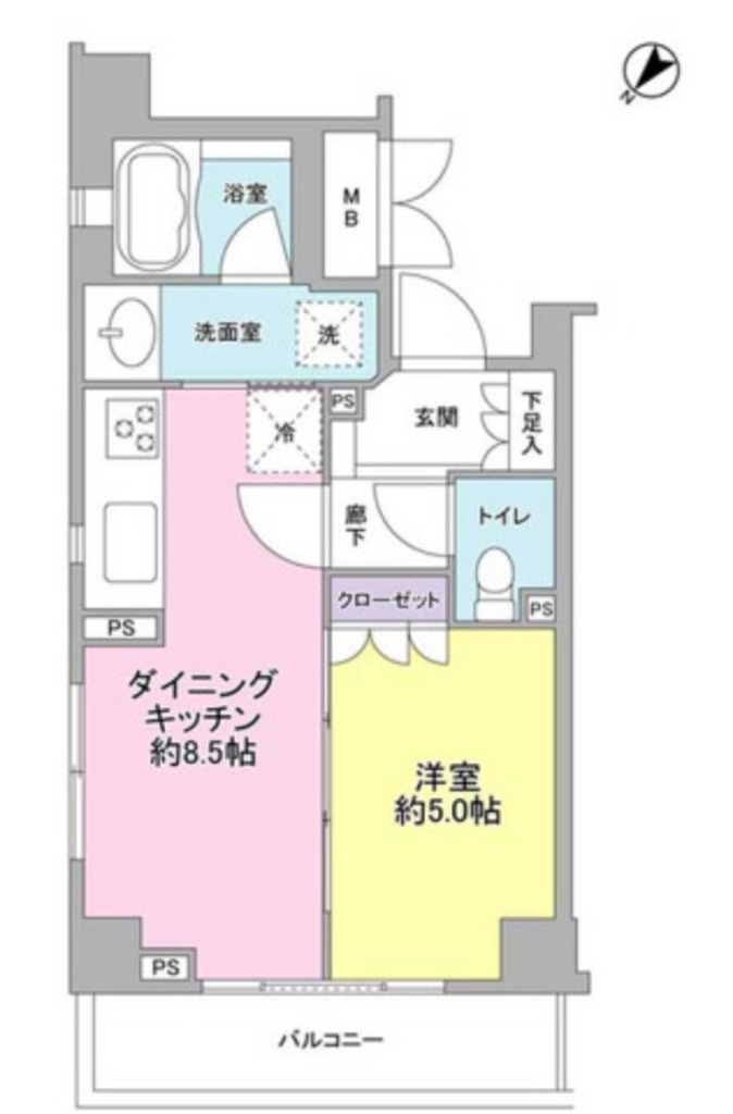 物件○○の間取り図