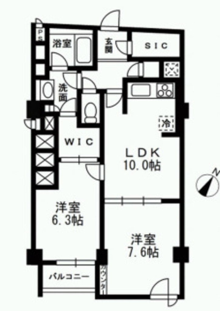 物件○○の間取り図