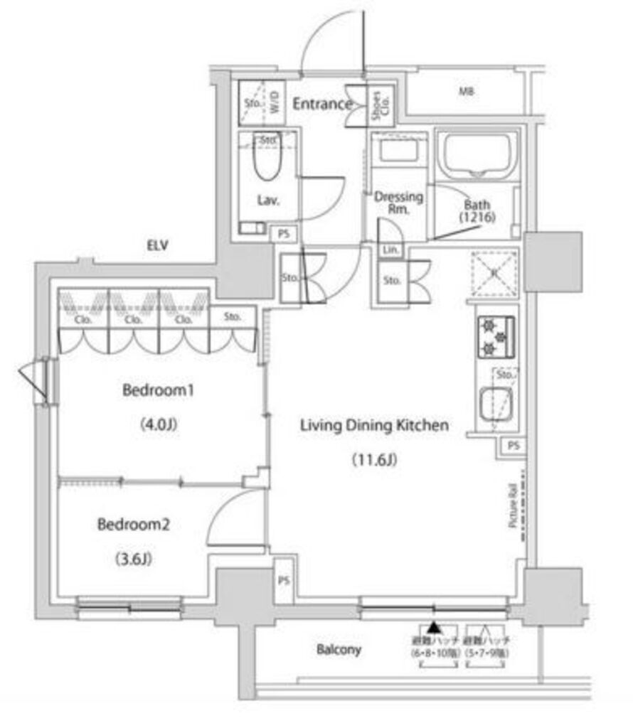 物件○○の間取り図