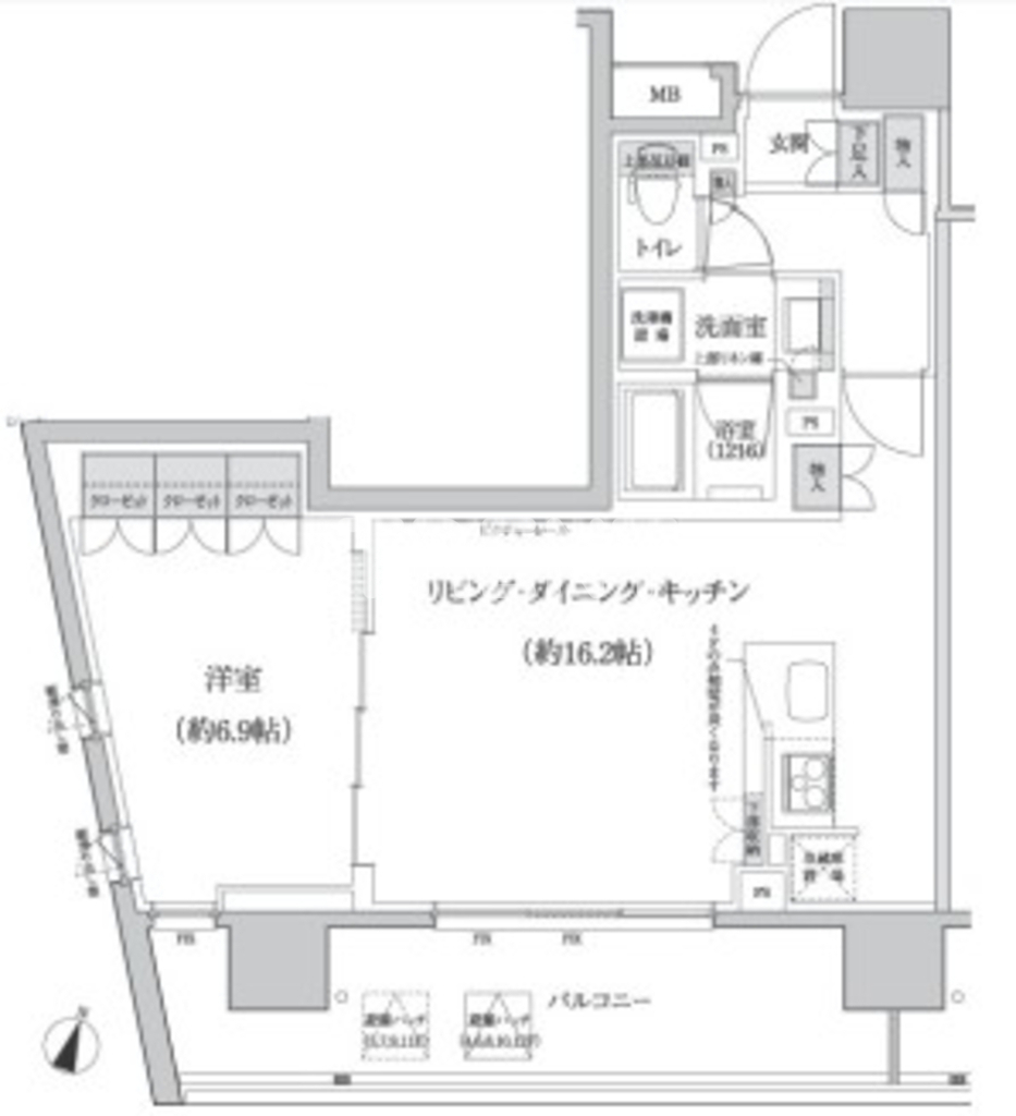 物件○○の間取り図