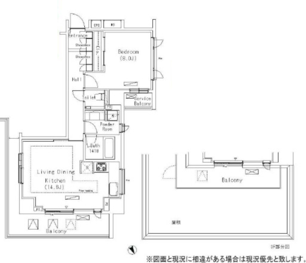 物件○○の間取り図