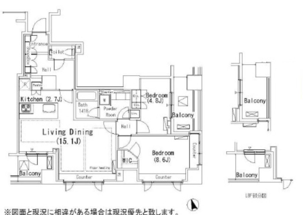 物件○○の間取り図