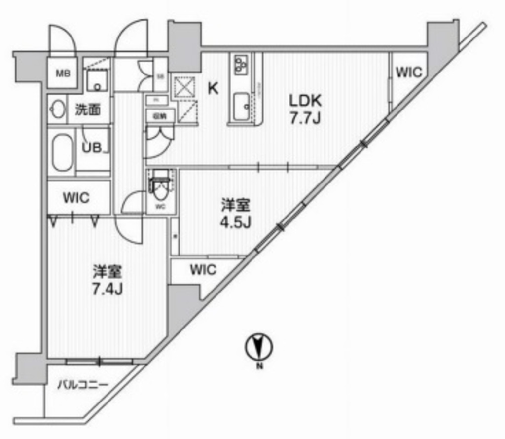 物件○○の間取り図