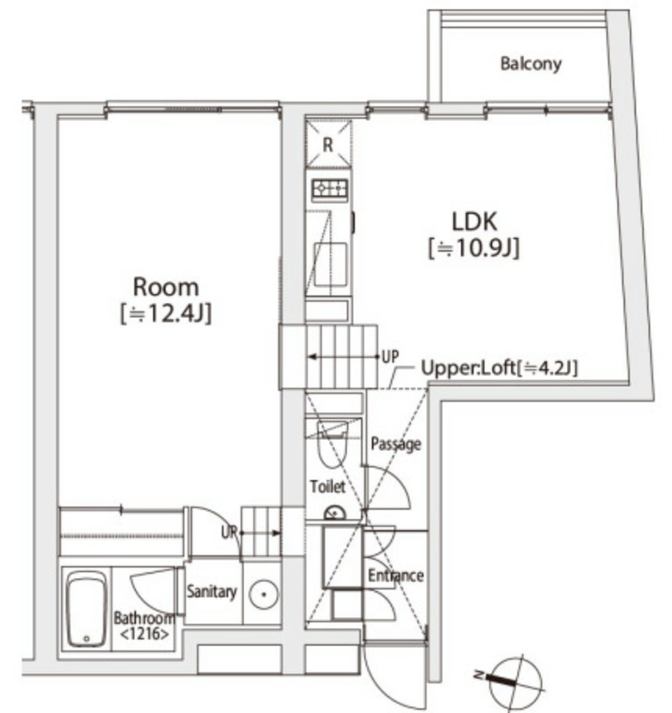 物件○○の間取り図