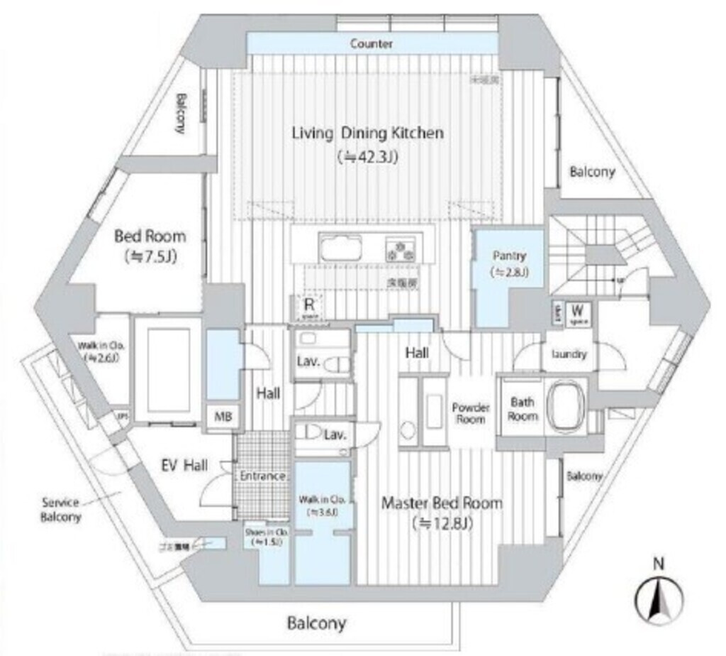 物件○○の間取り図