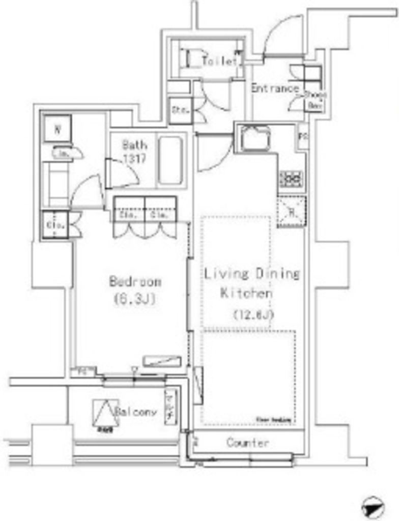 物件○○の間取り図