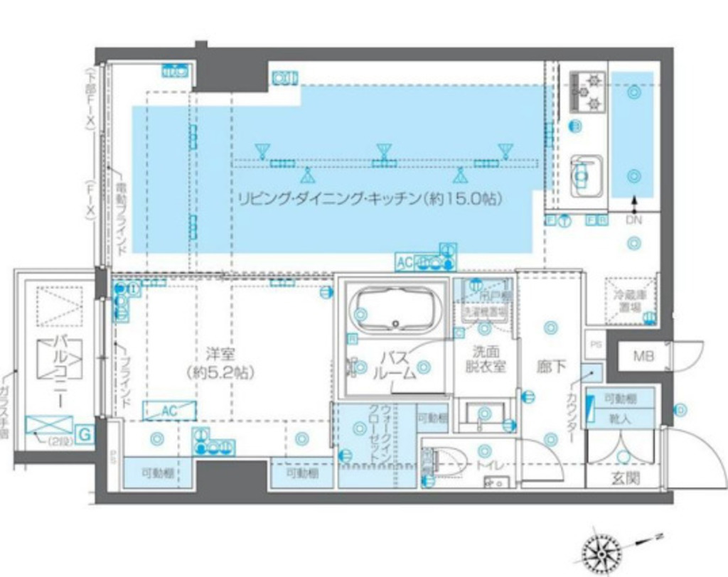物件○○の間取り図