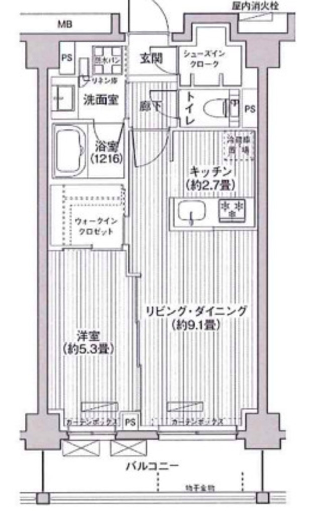 物件○○の間取り図