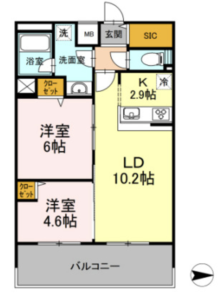 物件○○の間取り図