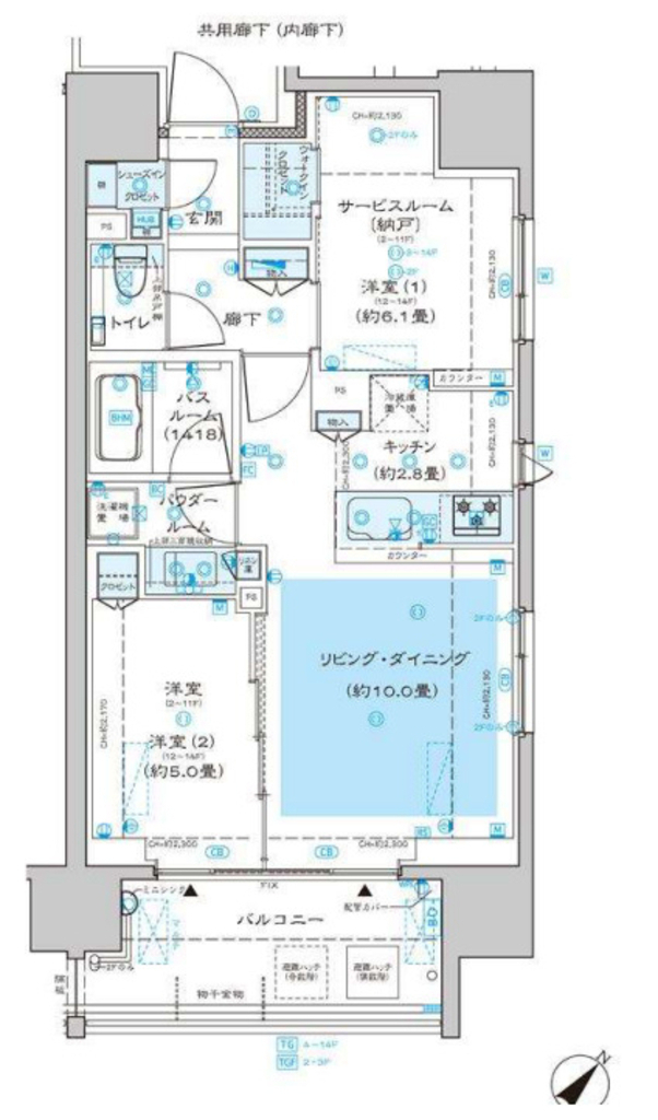 物件○○の間取り図
