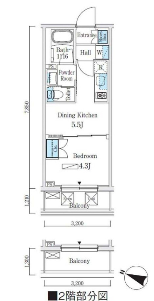 物件○○の間取り図