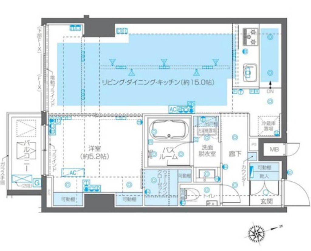 物件○○の間取り図