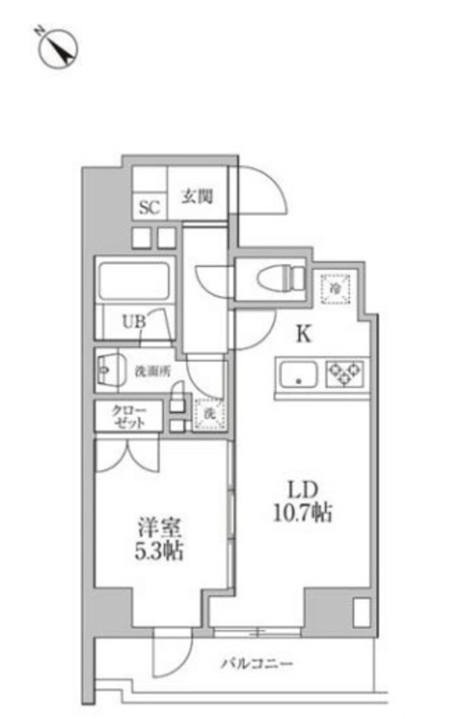 物件○○の間取り図