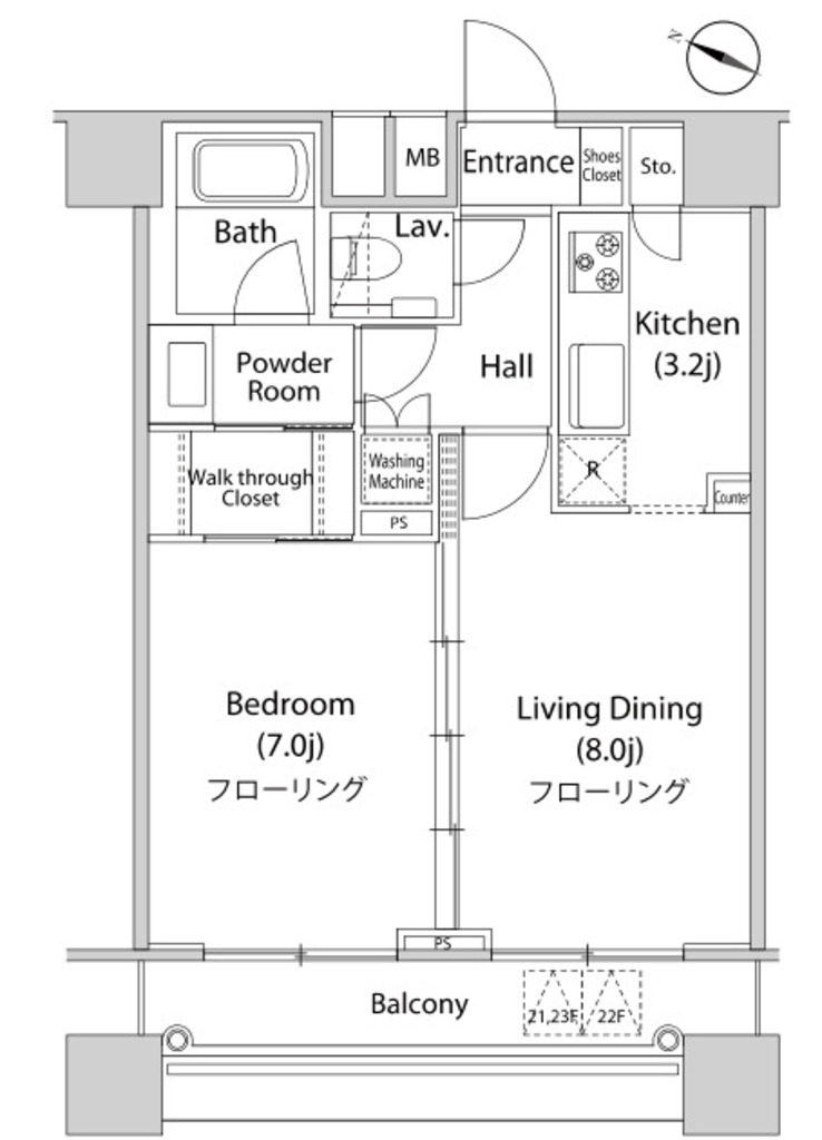 物件○○の間取り図