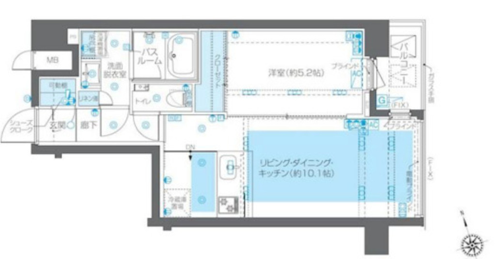 物件○○の間取り図