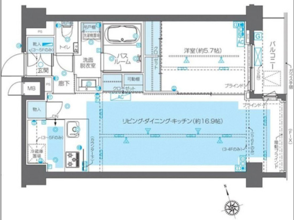 物件○○の間取り図