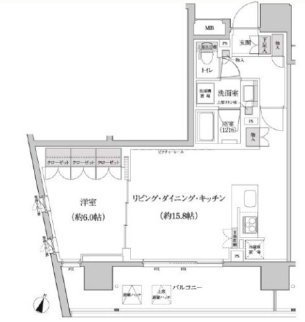 物件○○の間取り図