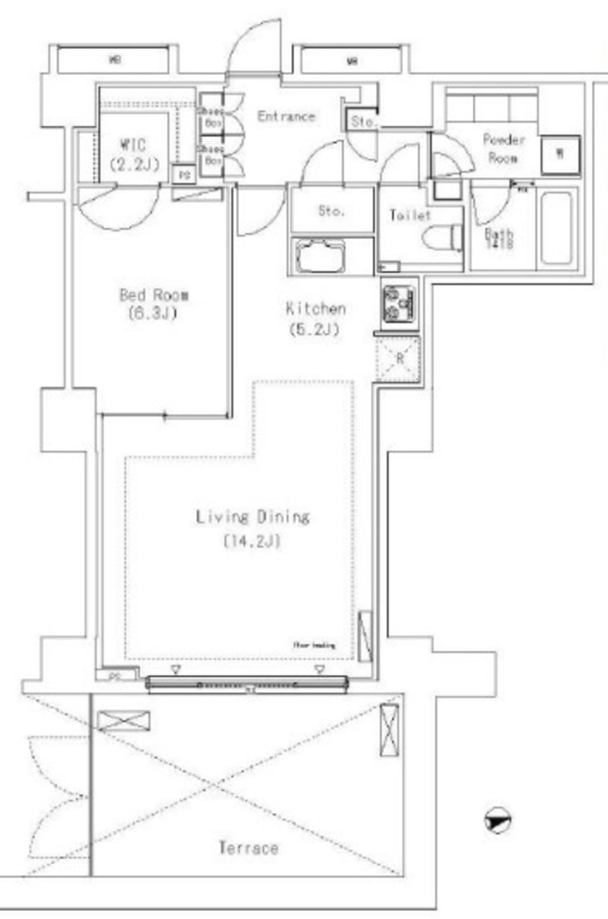 物件○○の間取り図