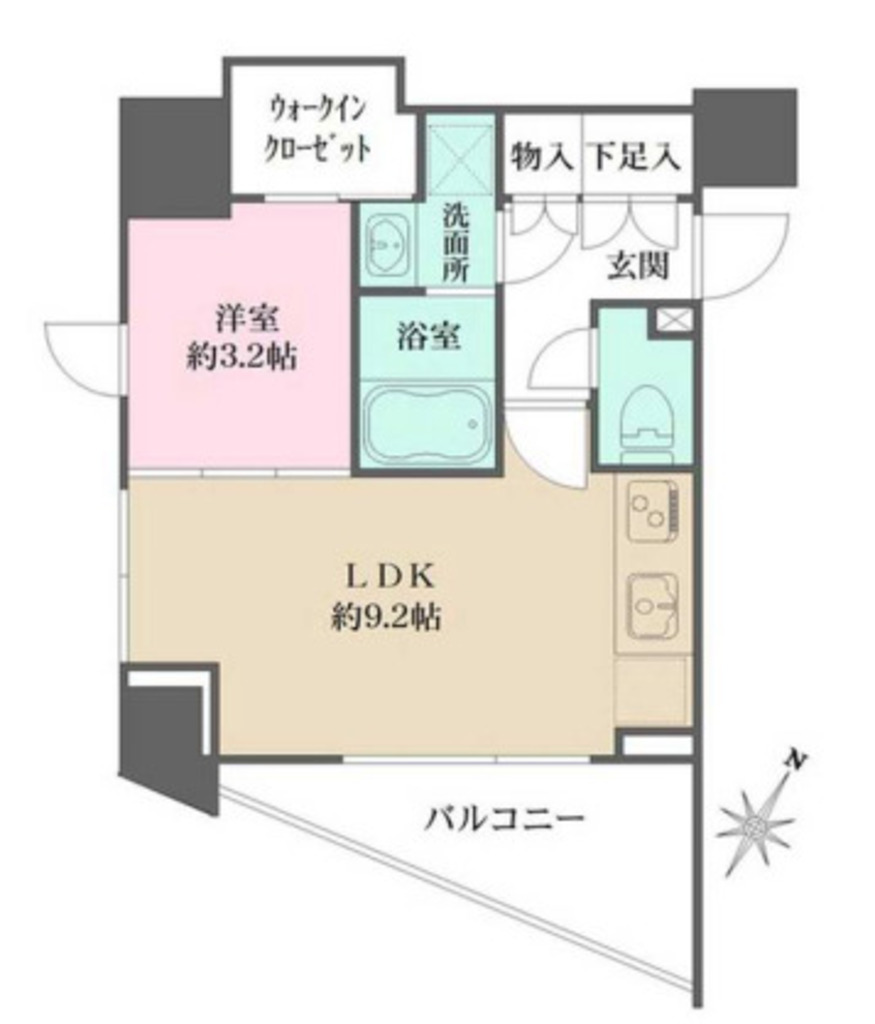物件○○の間取り図