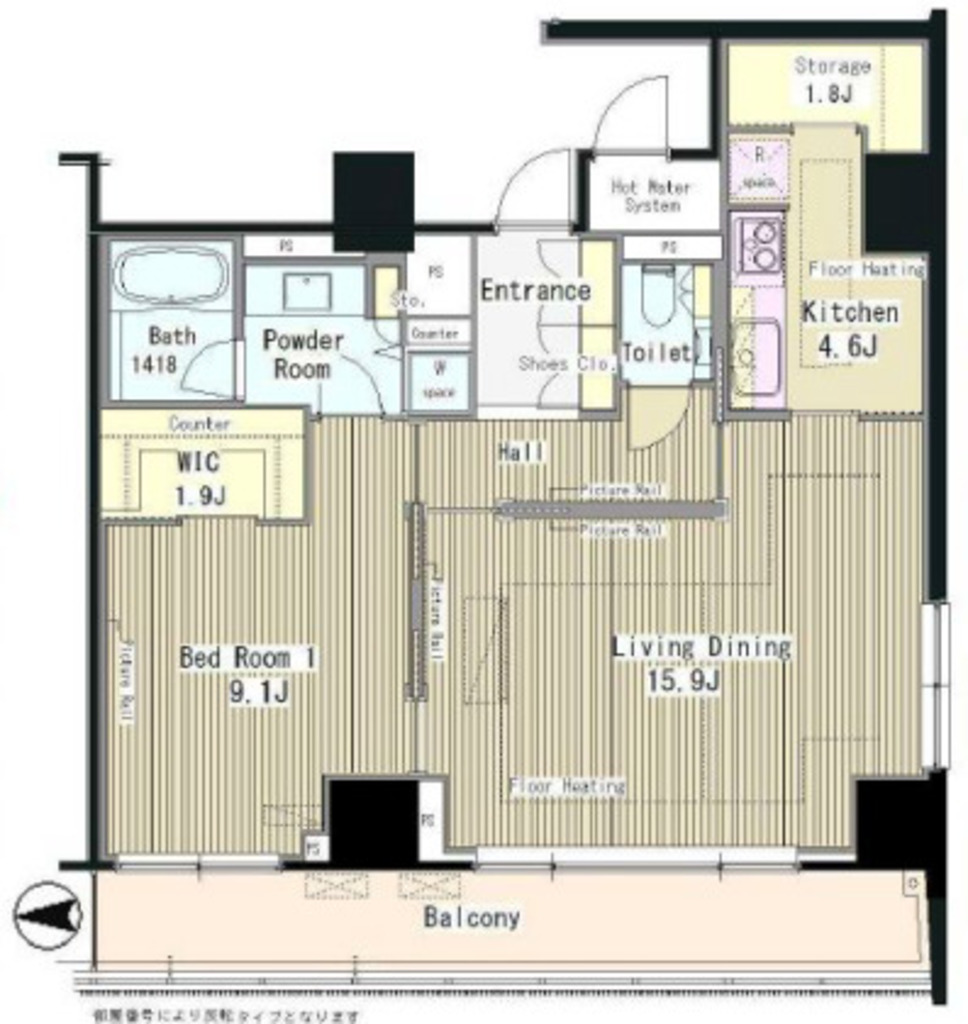 物件○○の間取り図