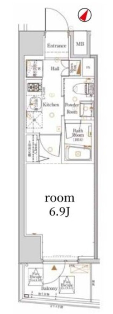 物件○○の間取り図