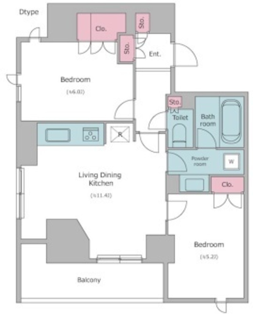 物件○○の間取り図
