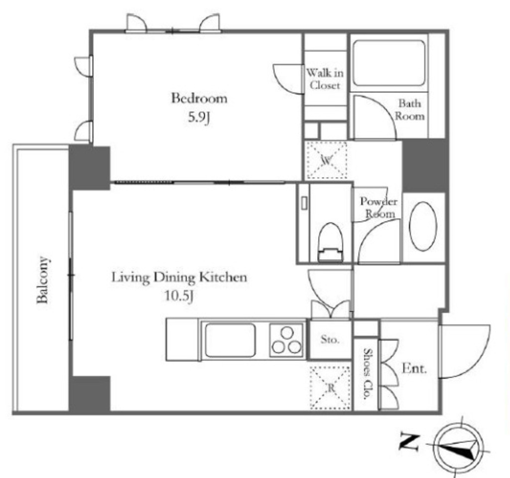 物件○○の間取り図