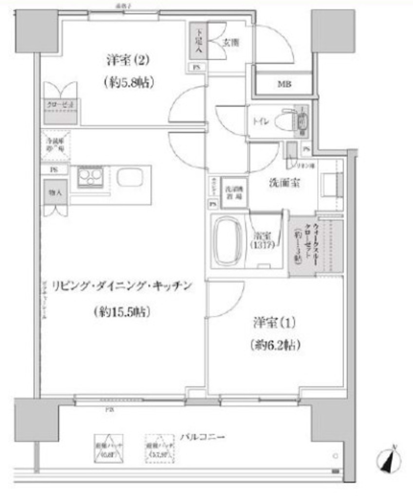 物件○○の間取り図